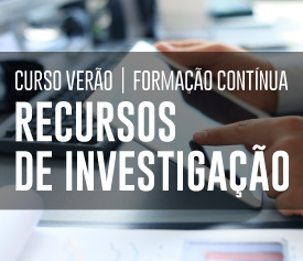 Curso de Verão - Recursos de Investigação